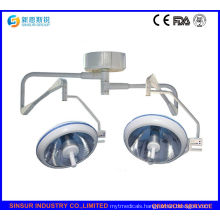 Shadowless Halogen Double Head Ceiling Type Surgical Operating Lamp